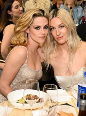 Cameron B. Stewart sister Kristen Stewart with her fiance Dylan Meyer.